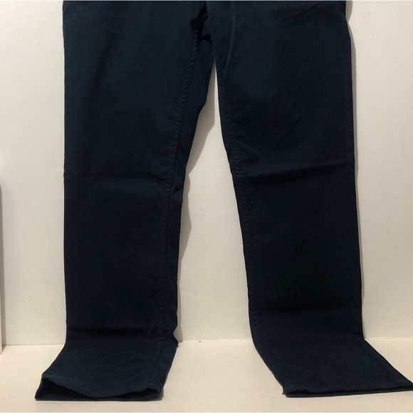 Perry Ellis Pants Men 32x30 Dark Sapphire Stretch Straight Fit Slim Casual - Picture 2 of 8